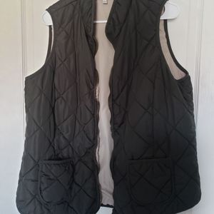 Green puffy vest